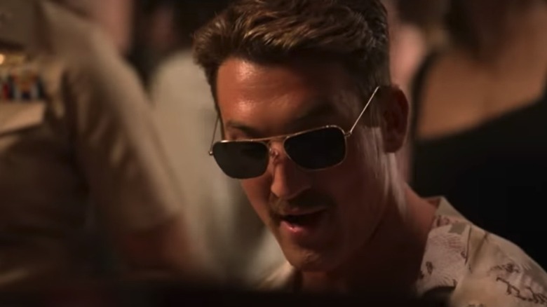 Miles Teller as Rooster in "Top Gun Maverick"