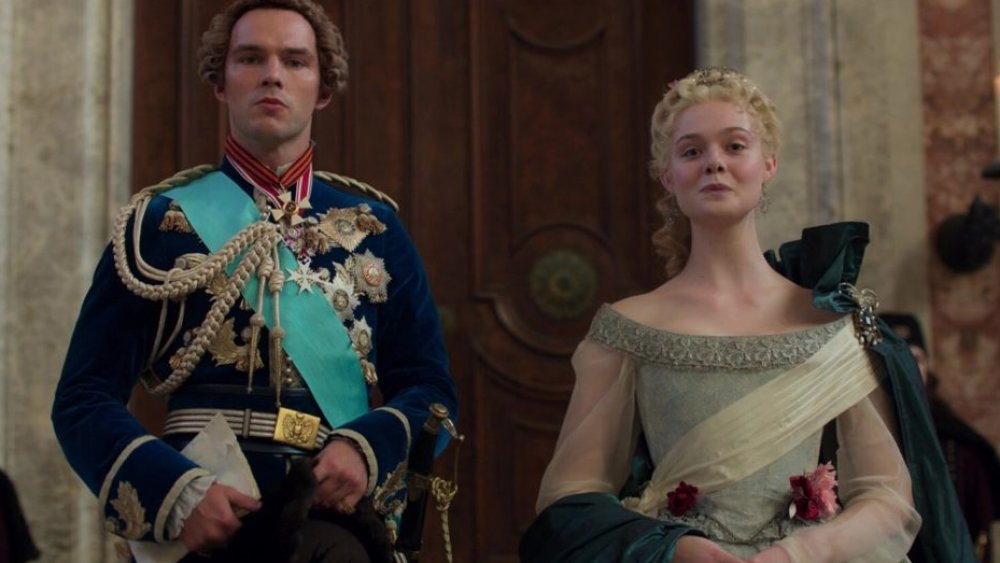 Nicholas Hoult and Elle Fanning on The Great