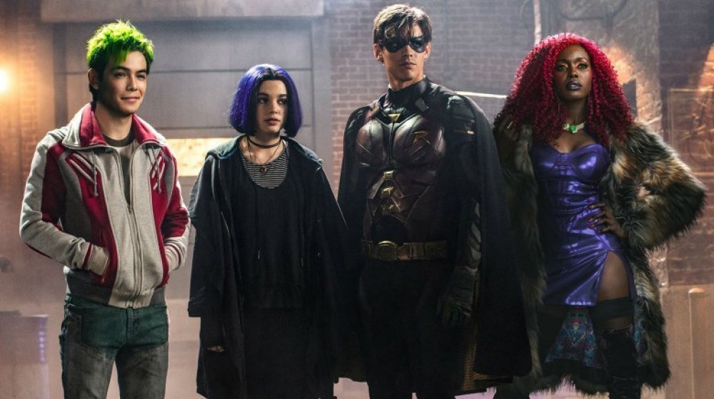 The cast of Titans