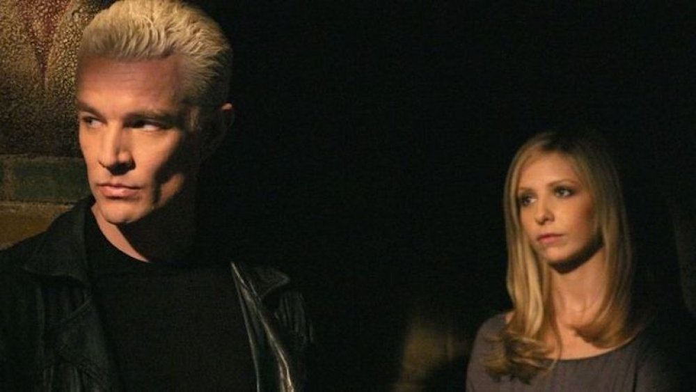 James Marsters and Sarah Michelle Gellar in Buffy the Vampire Slayer