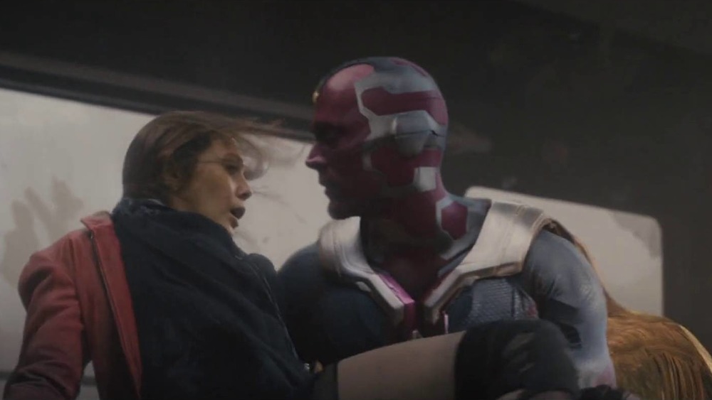 Vision rescuing Wanda 