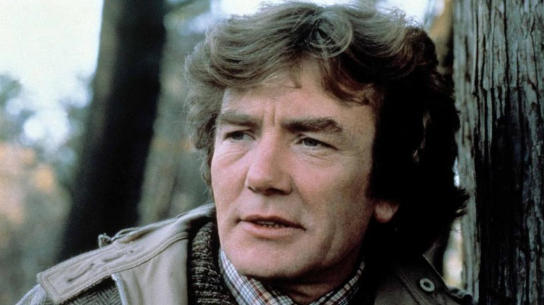 Albert Finney looks sideways in Wolfen