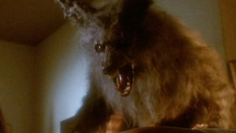 Werewolf open mouth in The Howling