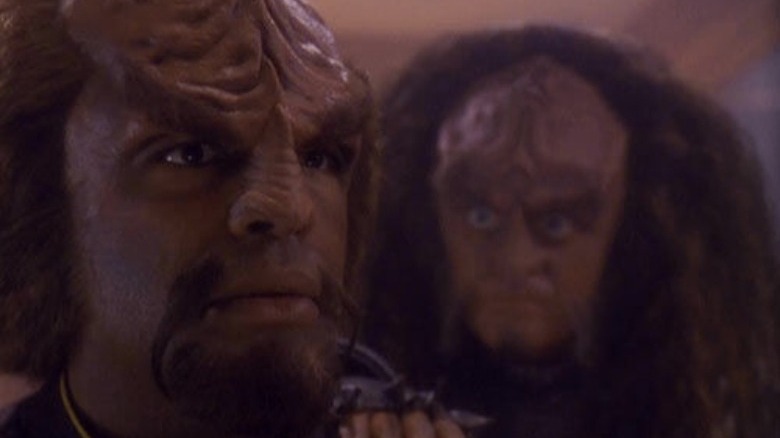 Worf and Gowron talk