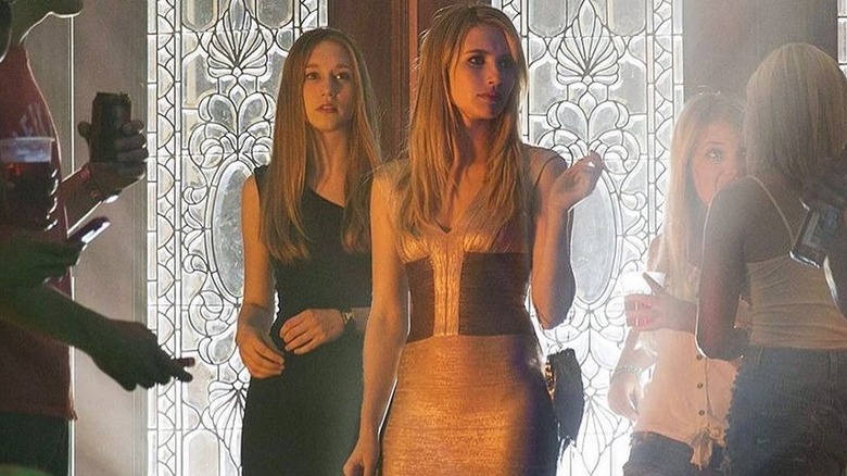 Taissa Farmiga and Emma Roberts in "Coven"