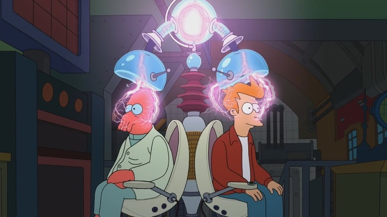 Fry and Zoidberg switch bodies