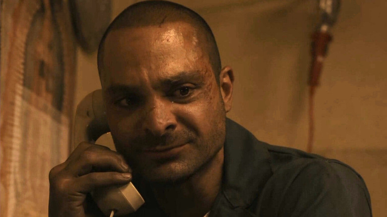 Michael Mando talks on the phone on "Better Call Saul"