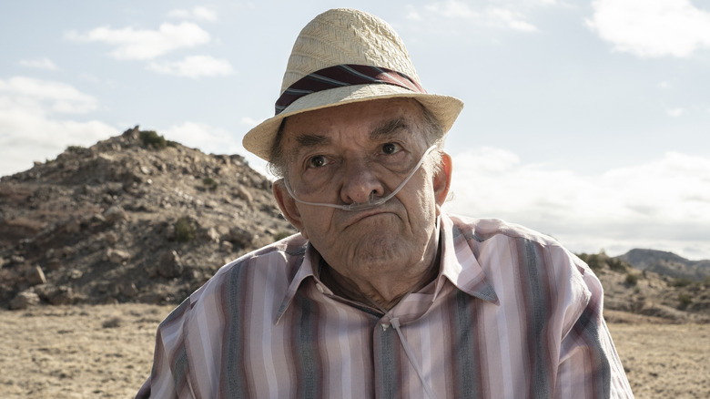 Hector Salamanca staring