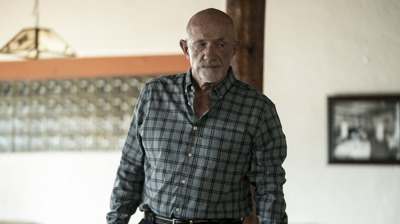 Mike Ehrmantraut staring