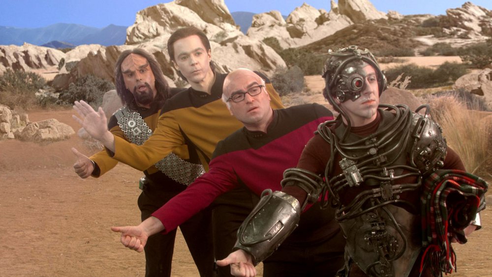 The four friends made plenty of Star Trek references over the years