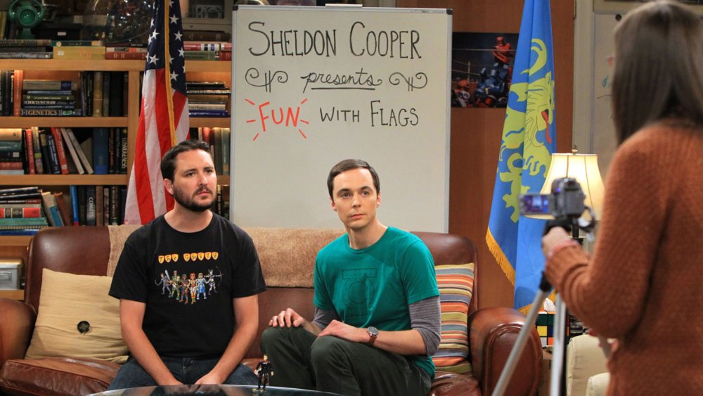 Sheldon hangs out with former Star Trek actor Wil Wheaton