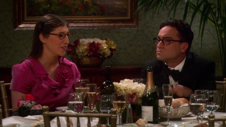 Amy and Leonard in The Big Bang Theory