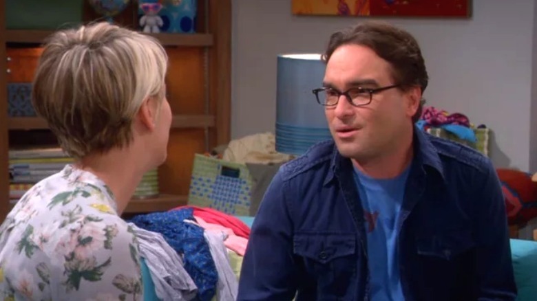 Leonard and Penny in The Big Bang Theory