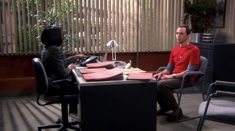 Sheldon sits down with Janine