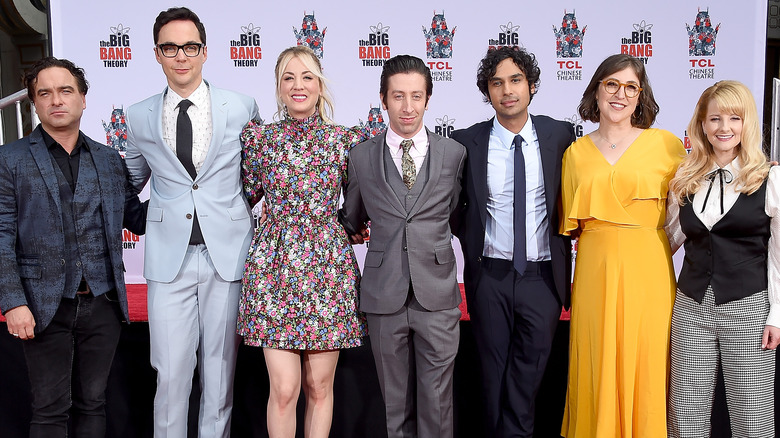 Big Bang Theory cast posing