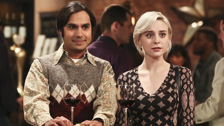 Raj and Claire on date