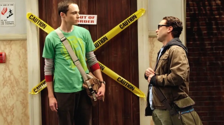 Sheldon and Leonard talking