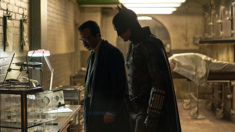 Batman Jim Gordon morgue investigate