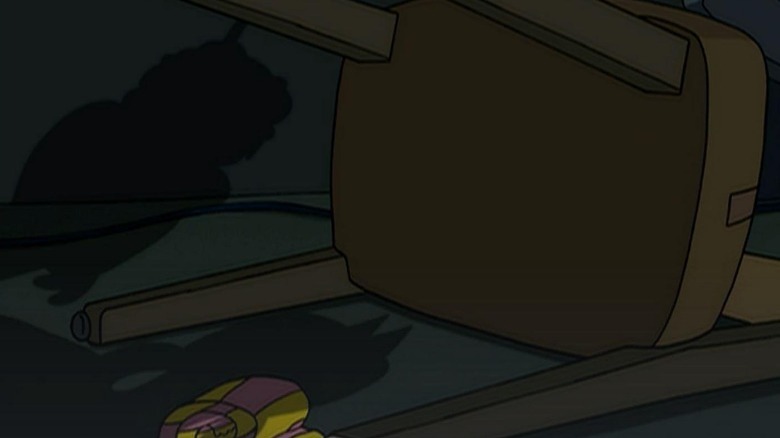 Nibbler's shadow in Futurama pilot