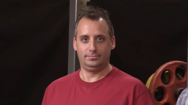 Joe Gatto in red shirt