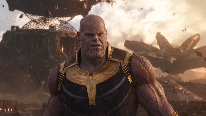 Thanos on his home planet