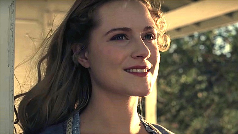 Dolores smiling