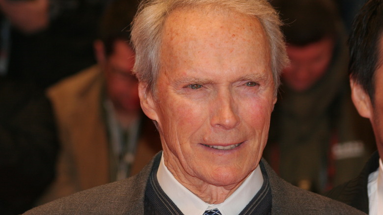 Clint Eastwood smiling