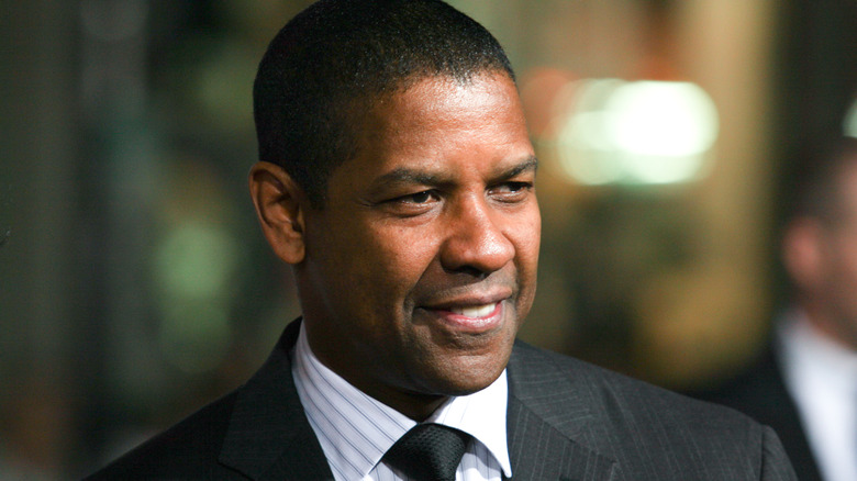 Denzel Washington smiling