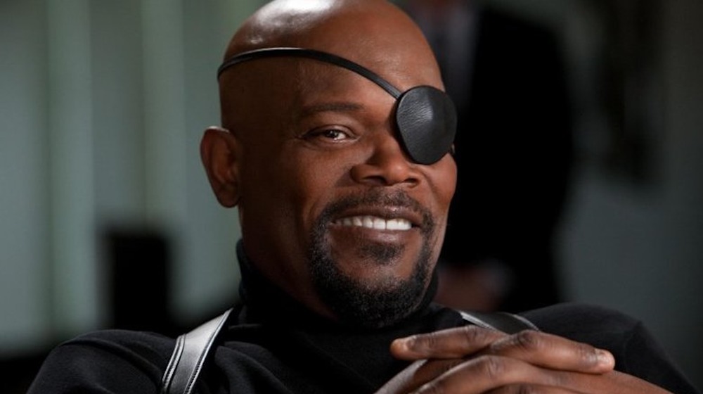 Samuel L. Jackson as Nick Fury in The Avengers