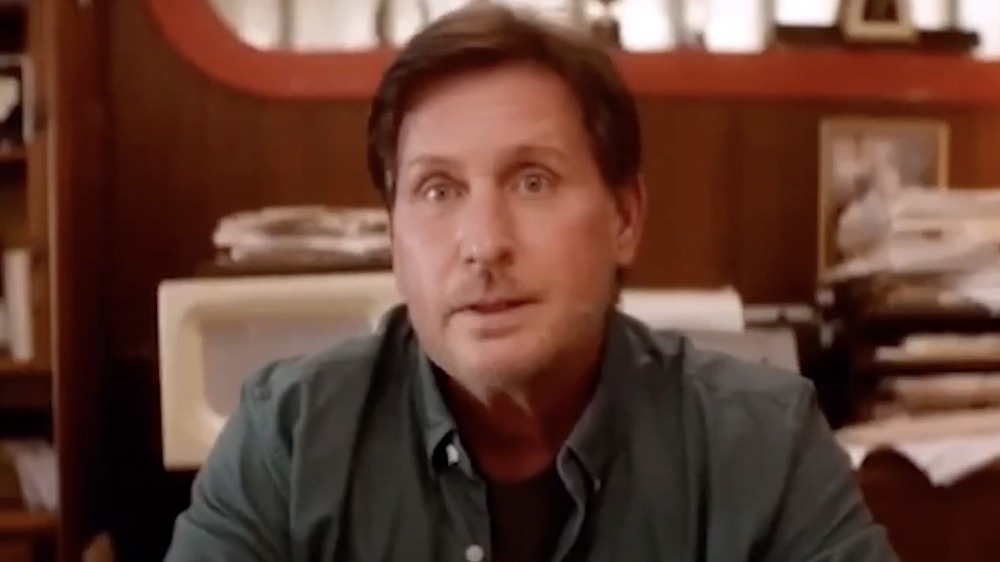 Emilio Estevez as Gordon Bombay in The Mighty Ducks