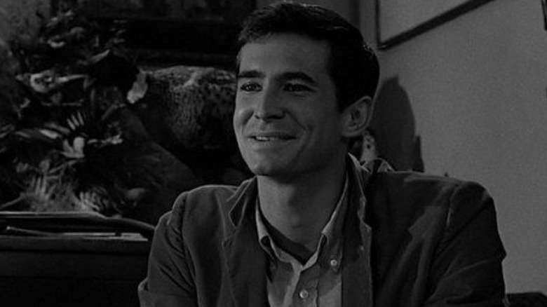 Norman Bates smiling creepily