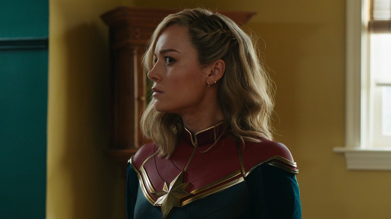 Carol Danvers looking around the Khan household