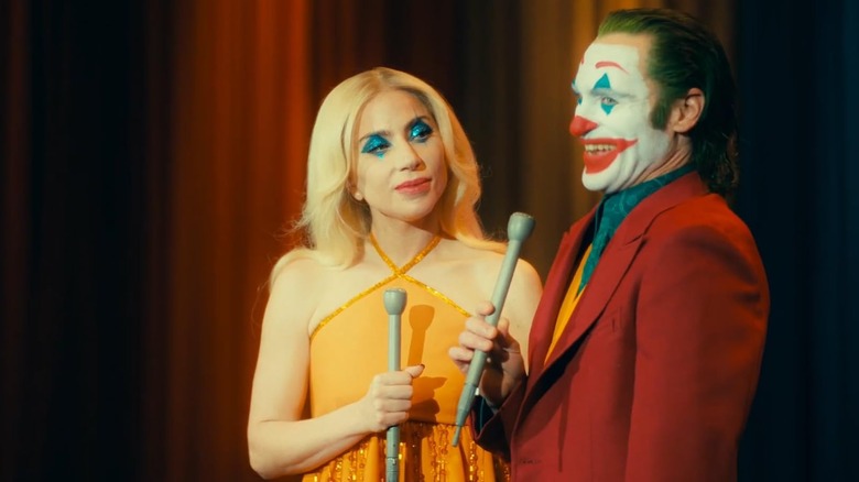 Joker and Harley Quinn performing musical sequence (2024)