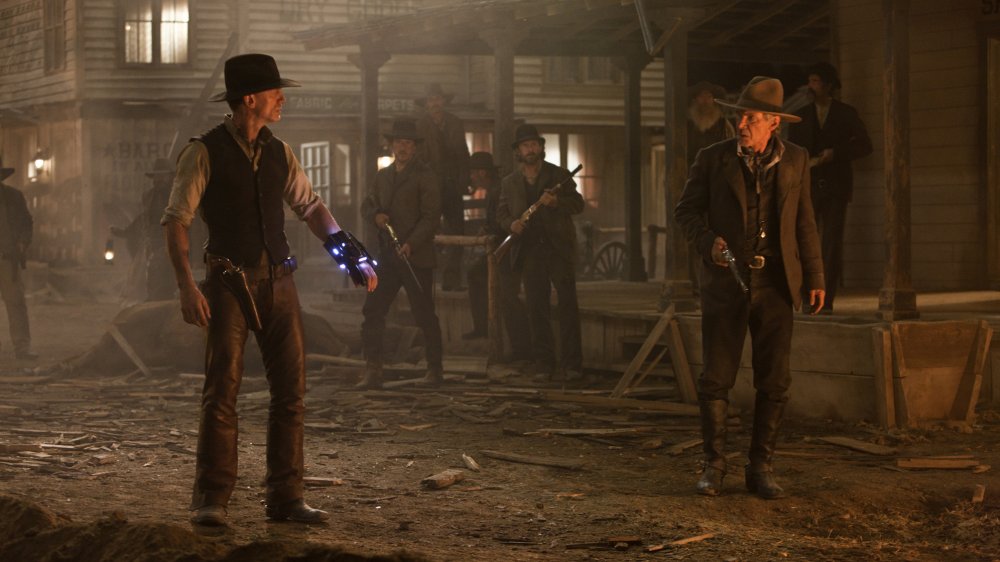 Daniel Craig and Harrison Ford in Cowboys & Aliens