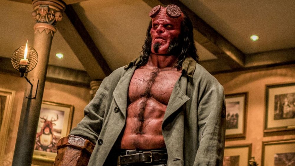 David Harbour in Hellboy