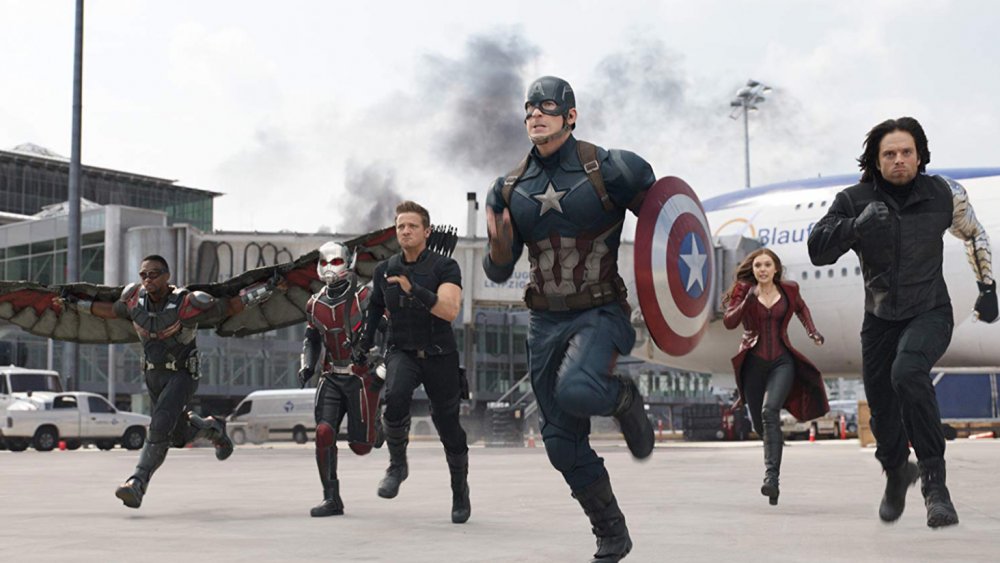 Scene from Captain America: Civil War