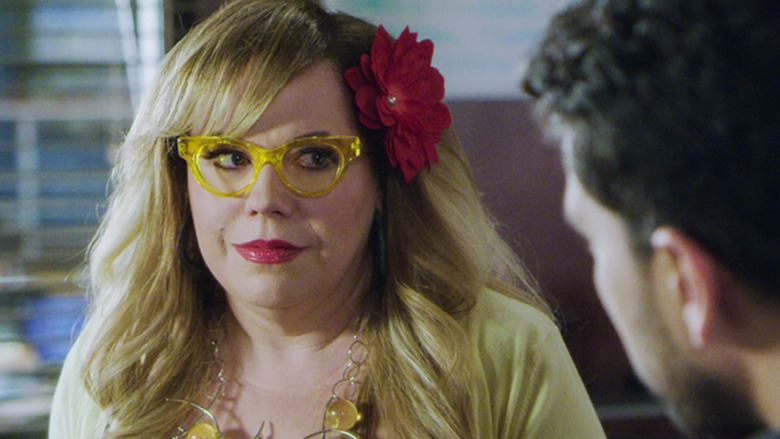 Penelope Garcia glasses flower hair