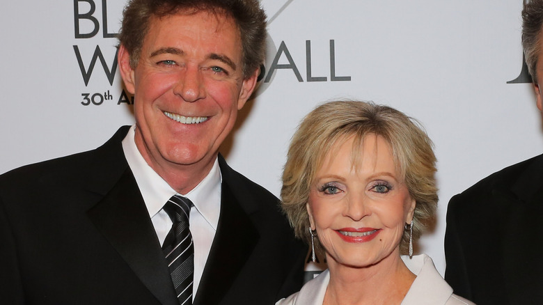 Barry Williams and Florence Henderson