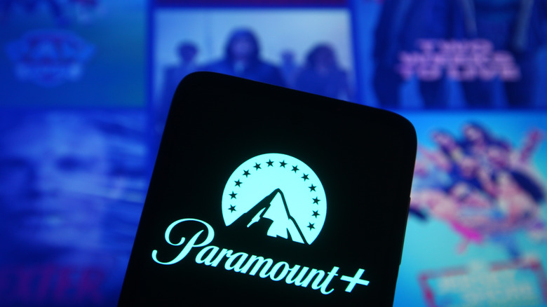 paramount plus logo on phone