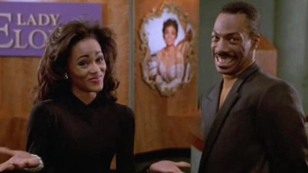 Robin Givens and Eddie Murphy