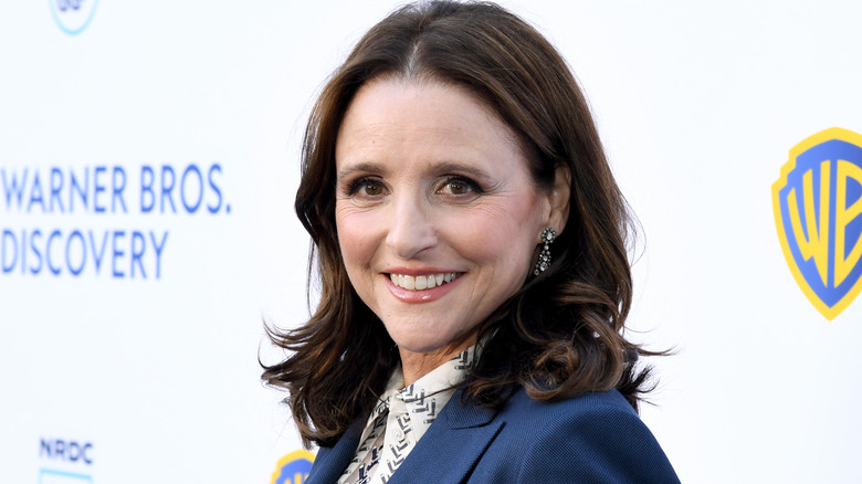 Julia Louis-Dreyfus smiles