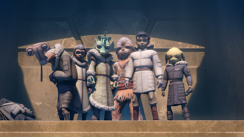 Clone Wars characters together