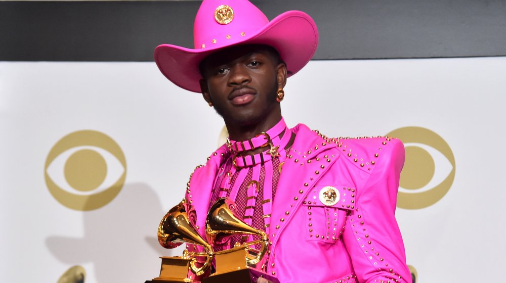 Lil Nas X with his Grammys