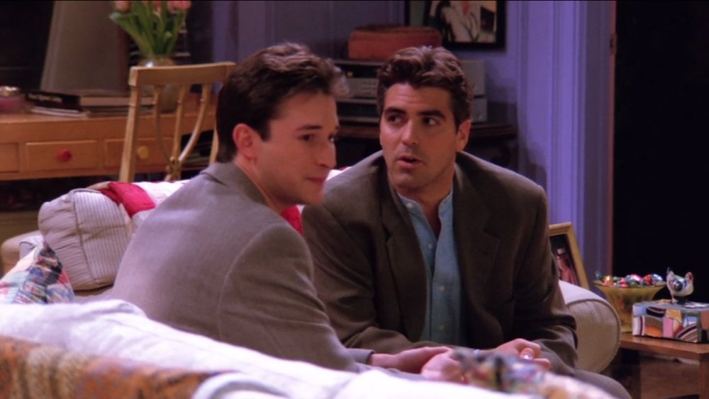 George Clooney and Noah Wyle as doctors in Friends