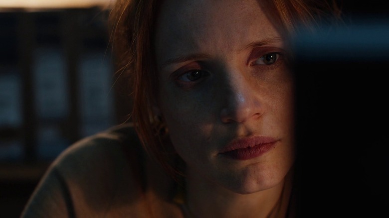 Jessica Chastain observing numbers