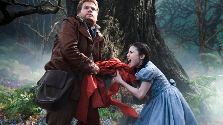 The Baker fights Little Red Riding Hood