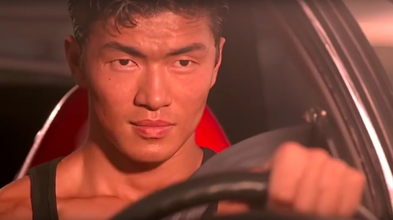 Johnny Tran behind the wheel