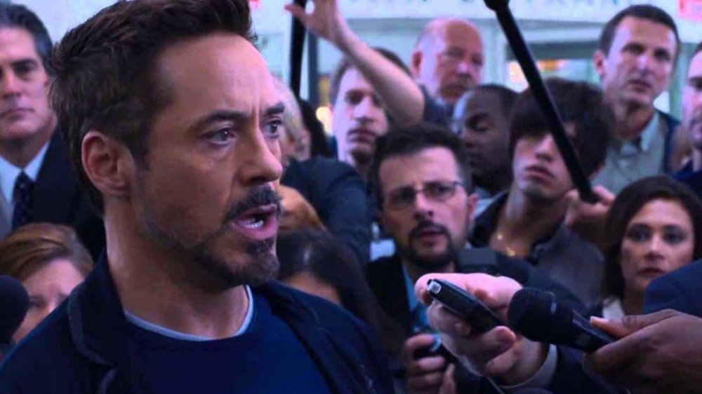 Robert Downey Jr. as Tony Stark in Iron Man 3