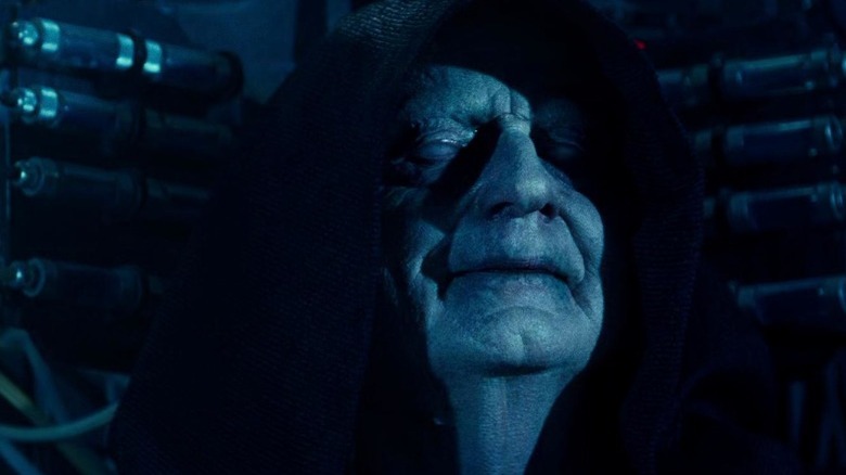 Palpatine with evil smile