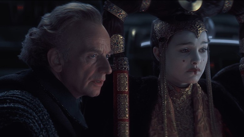 Amidala and Palpatine in the Senate